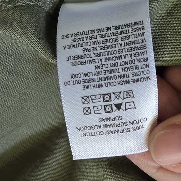 Lucky Brand Men's Medium Olive Green Henley Shirt - Picture 10 of 12